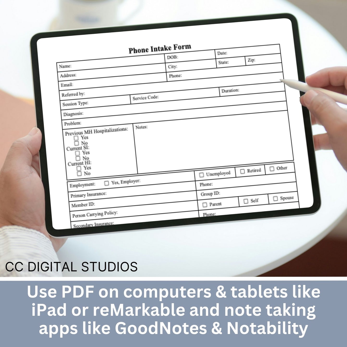 Phone client intake form for Mental Health Counselors. This template is perfect for gathering essential client information. Phone Consult for Clinicians, Client Contact Sheet, Psychology Therapy Notes, Therapist Office Therapy Forms