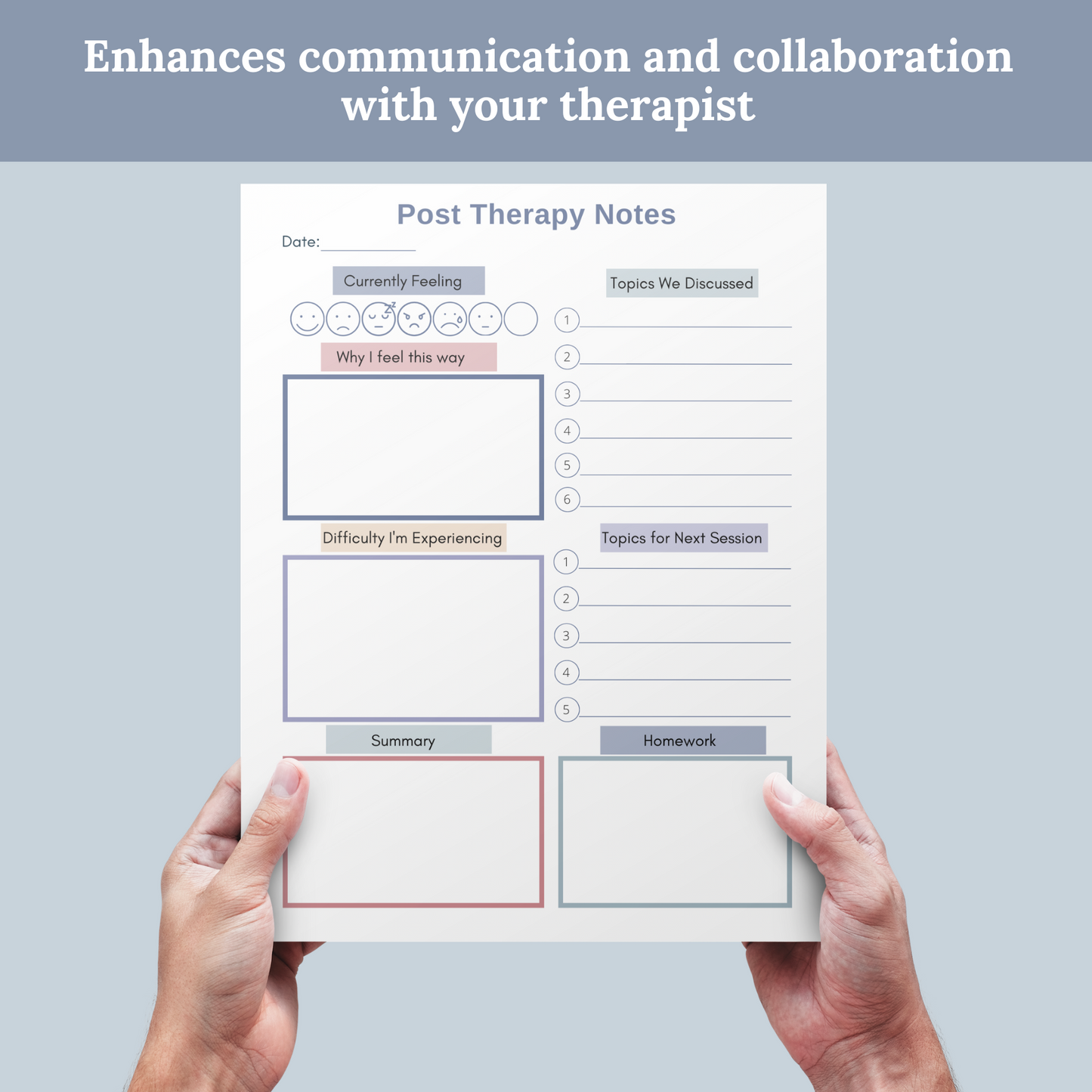 This post therapy session log helps you remember what was shared in your counseling sessions. Stay organized with the therapy session log and gain valuable insights.  Therapy Overview, Therapy Planner, Therapy Session Log