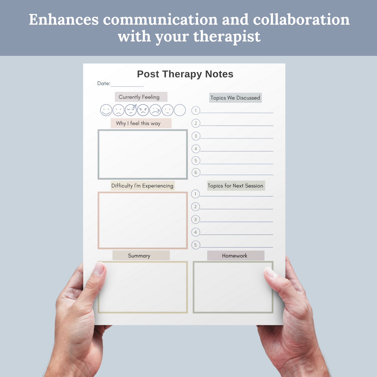 This post therapy session log helps you remember what was shared in your counseling sessions. Stay organized with the therapy session log and gain valuable insights.  Therapy Overview, Therapy Planner, Therapy Session Log