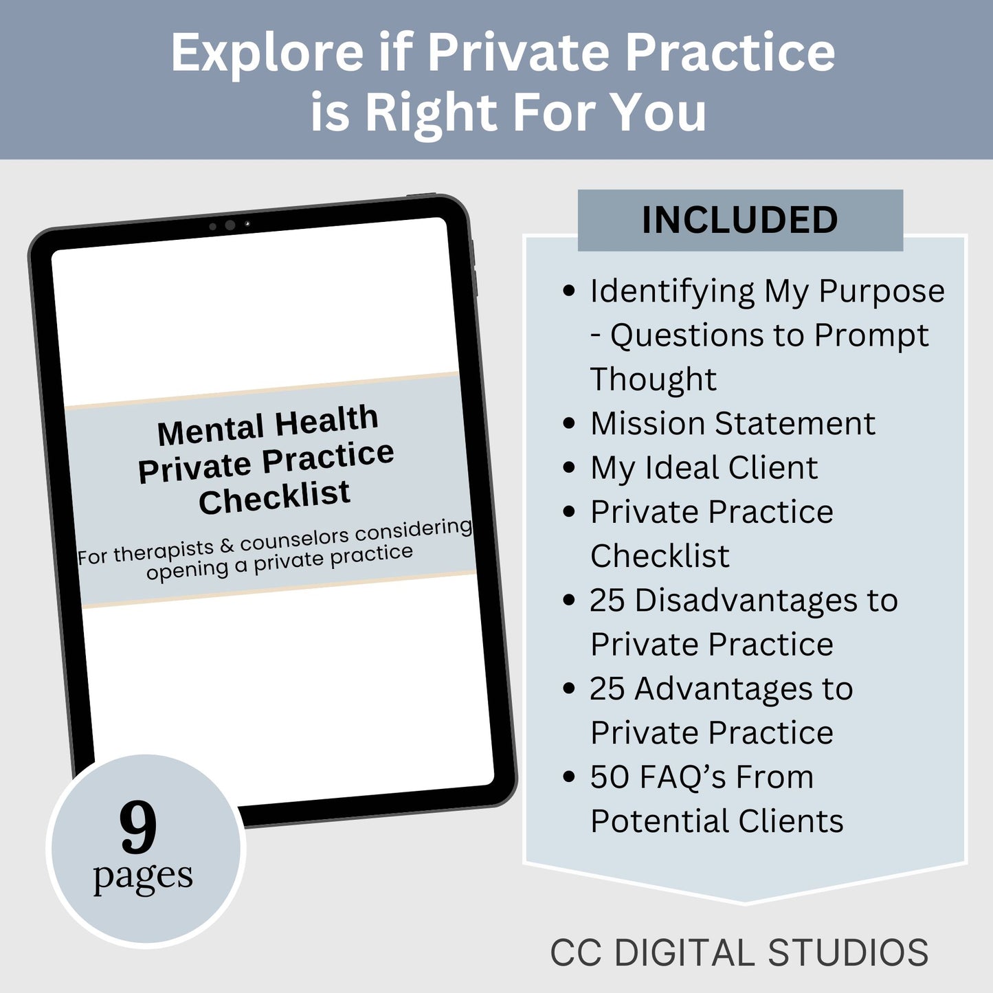 Our private practice checklist is perfect for aspiring practitioners in psychology, counseling, and therapy fields looking for a structured path to success. Mental Health Practice Guide, Counselor Business Plan, Roadmap, Mental Health Entrepreneur
