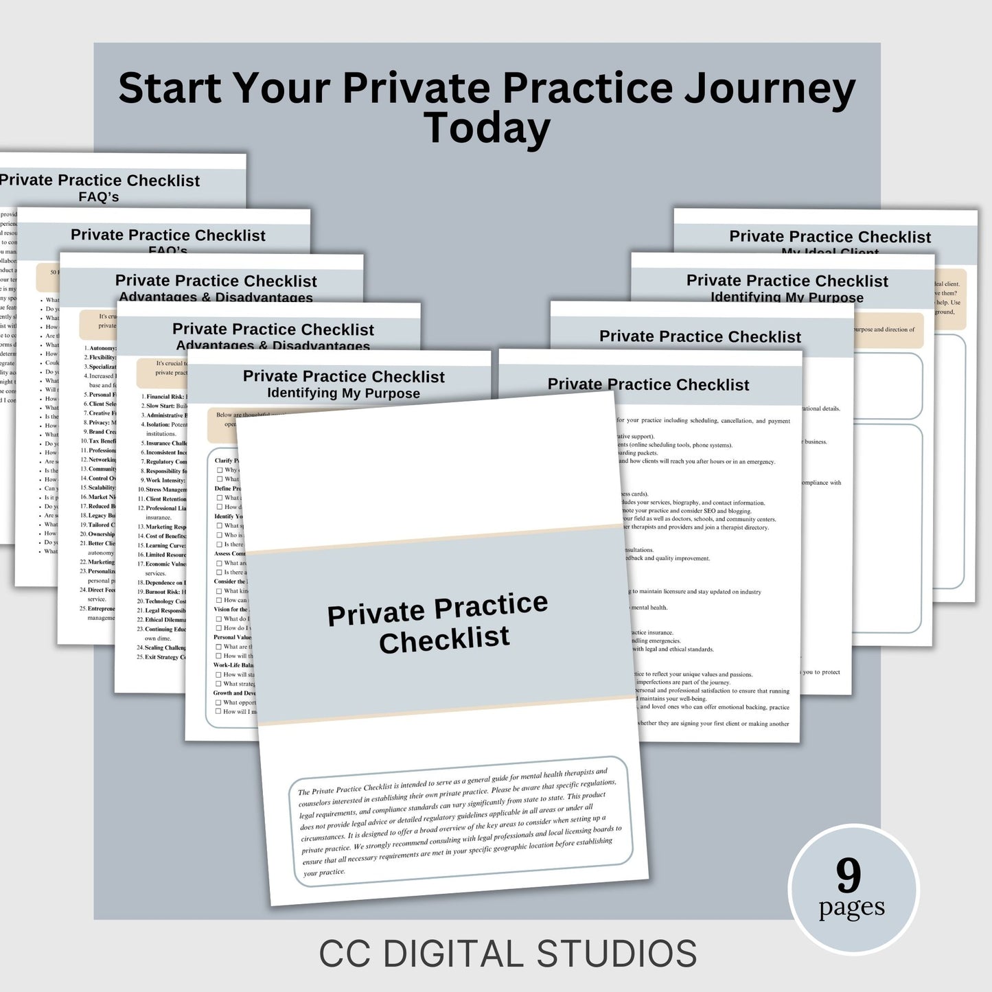 Our private practice checklist is perfect for aspiring practitioners in psychology, counseling, and therapy fields looking for a structured path to success. Mental Health Practice Guide, Counselor Business Plan, Roadmap, Mental Health Entrepreneur