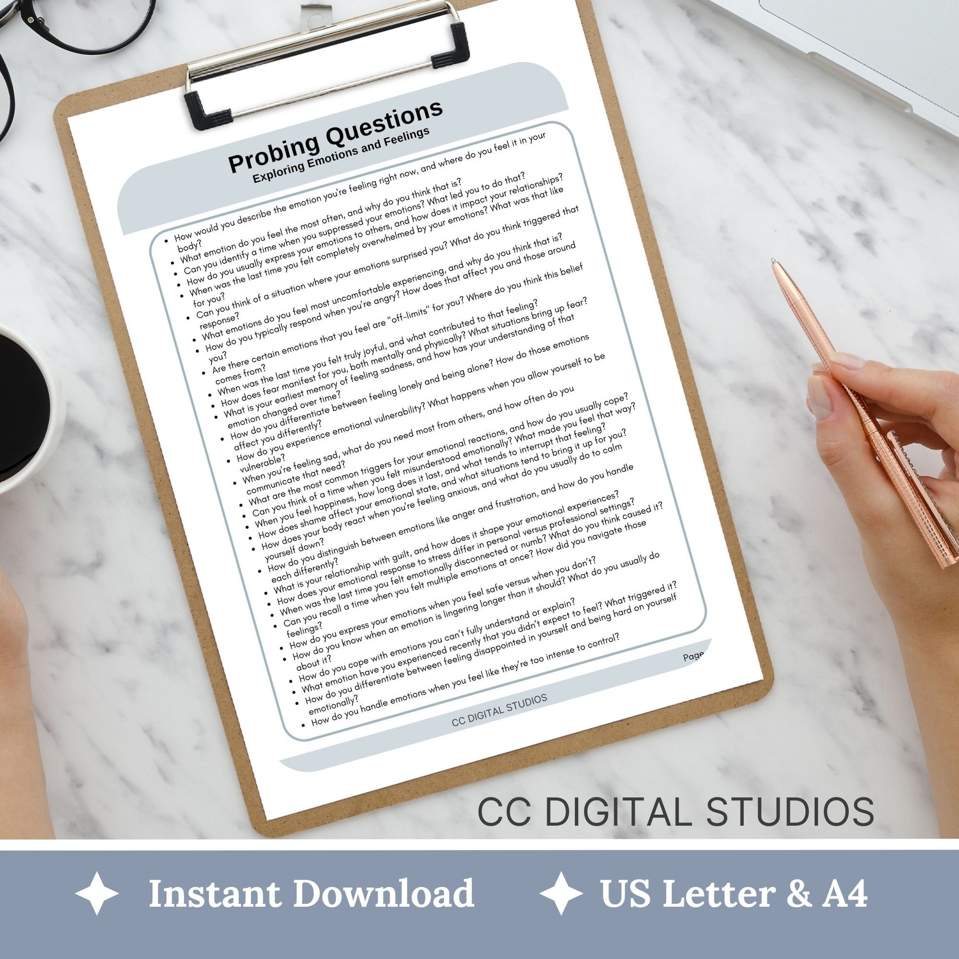 robing Therapy Questions.  This therapy tool provides thought-provoking, open-ended questions to help therapists guide their clients toward greater self-awareness, emotional growth, and meaningful progress.