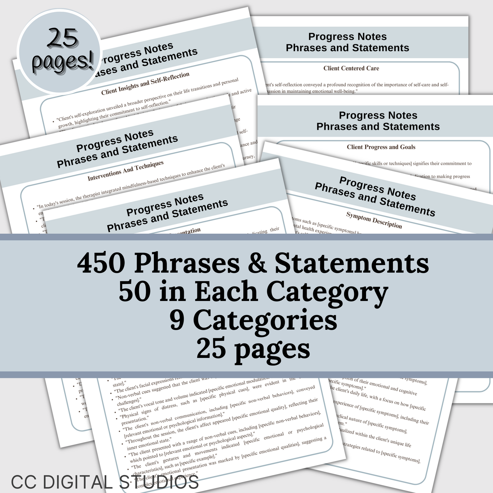Progress Note Guide: Streamline Your Note Writing with Prompts, Exampl ...