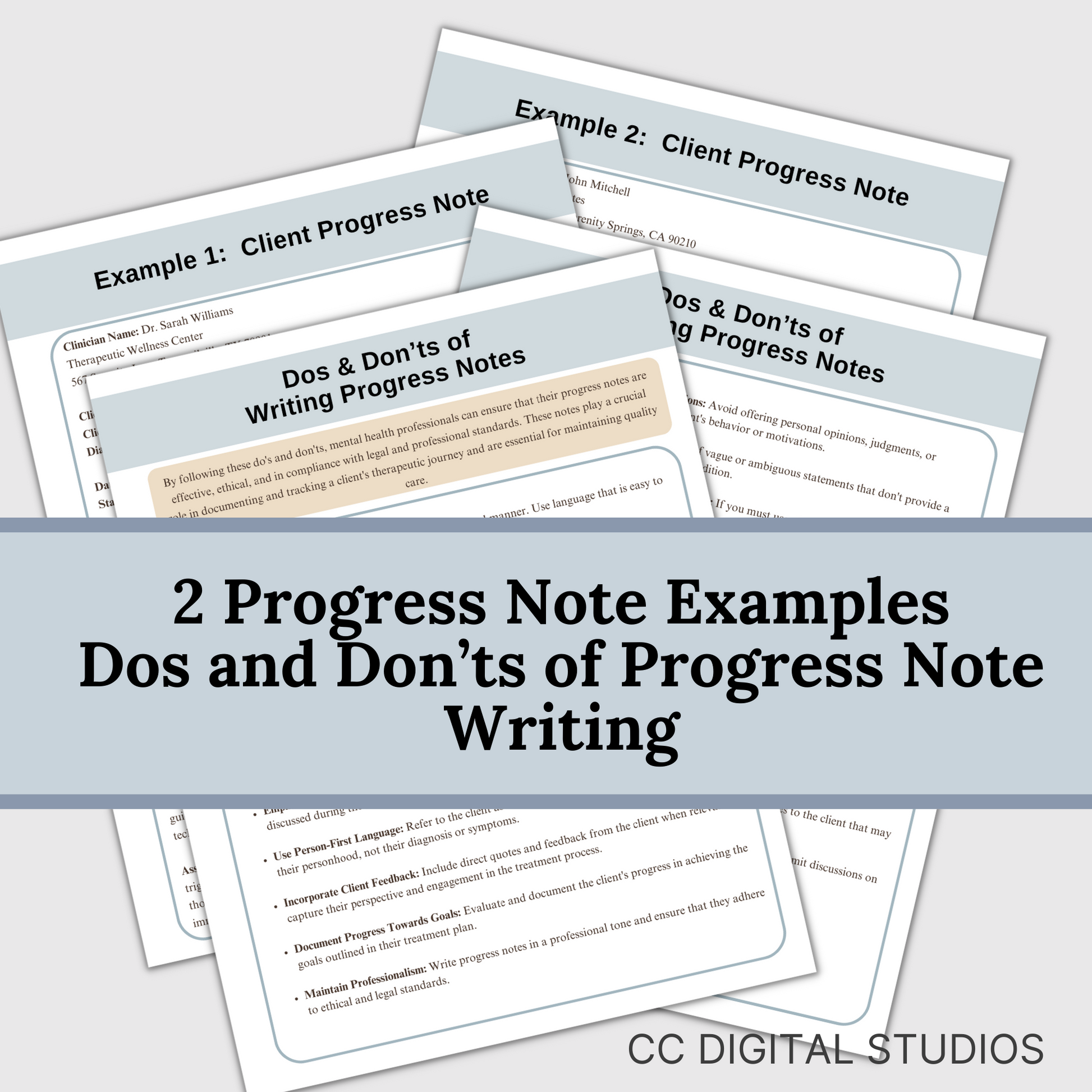 Elevate your note-writing game with our Comprehensive Mental Health Progress Note Guide! Designed to streamline your progress note process, providing a wealth of examples and prompts to enhance the verbiage of your notes.