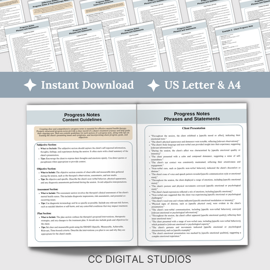 Progress Note Guide: Streamline Your Note Writing with Prompts, Exampl ...
