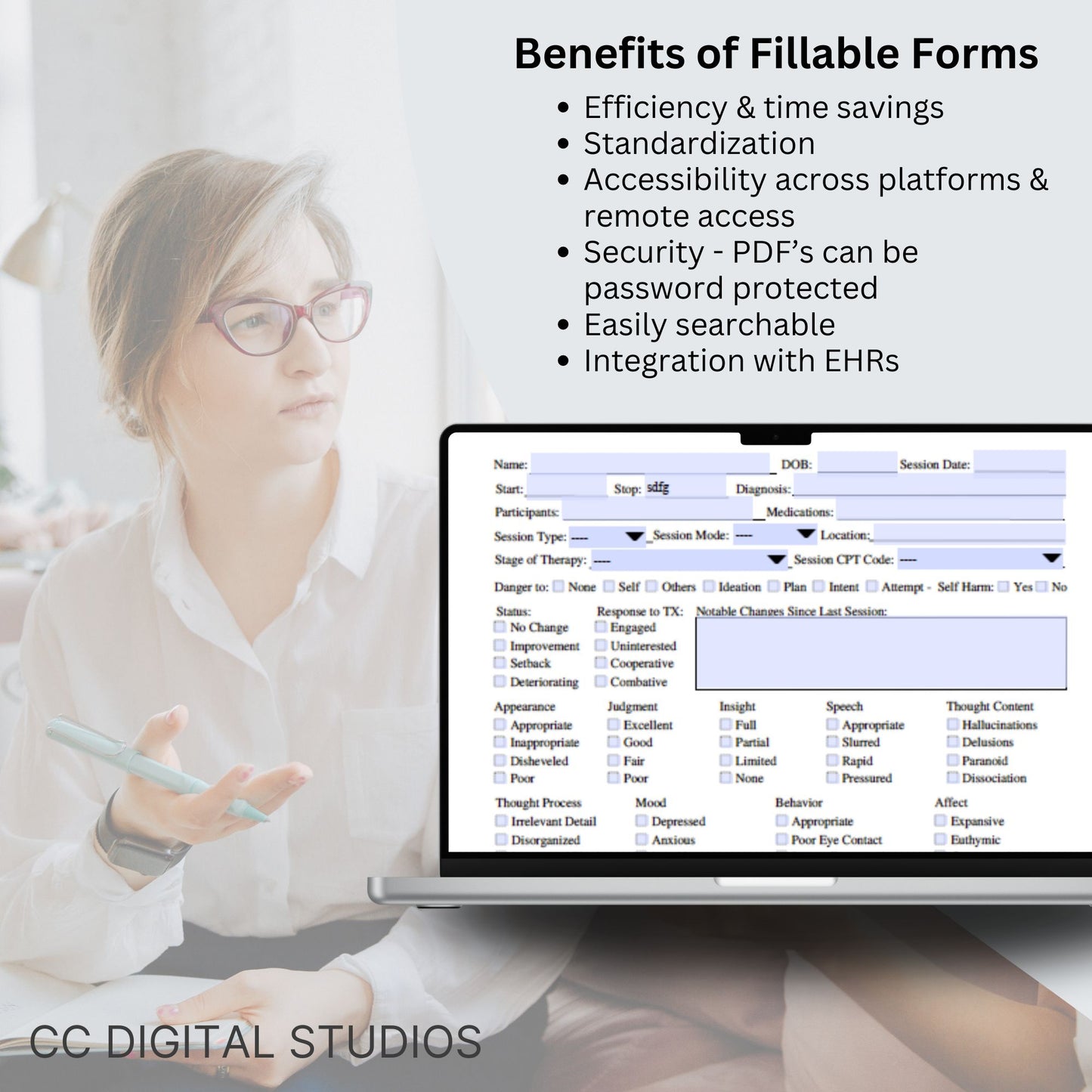 Therapy progress notes template designed specially for Mental Health Counselors and Therapists. Elevate your counseling office documentation with this user-friendly therapist template