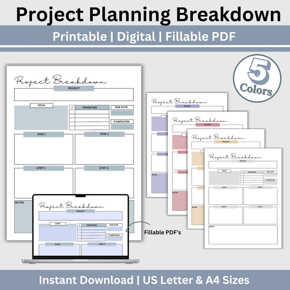 Task Breakdown Worksheet. Practice Project Breakdown Worksheet – CCDigitalStudios