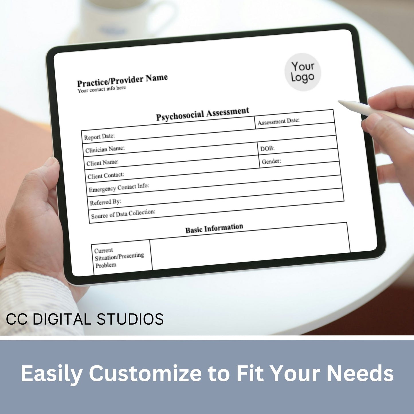 Psychosocial Assessment Template for Social Workers & Case Managers