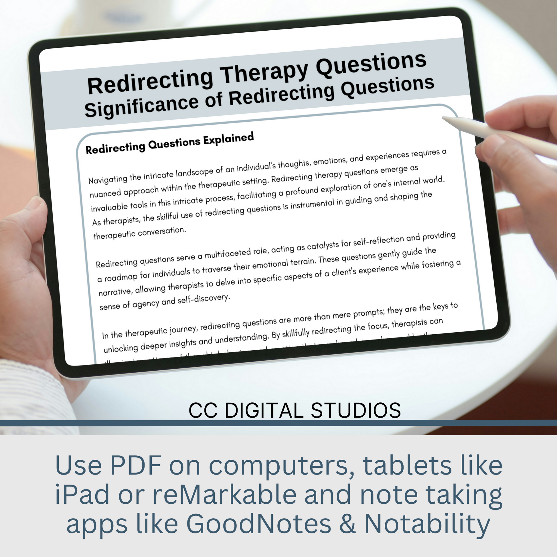 redirecting therapy questions for mental health therapists. This therapy cheat sheet is designed to elevate your psychotherapy practice, featuring open-ended questions to promote a greater understanding of your clients.