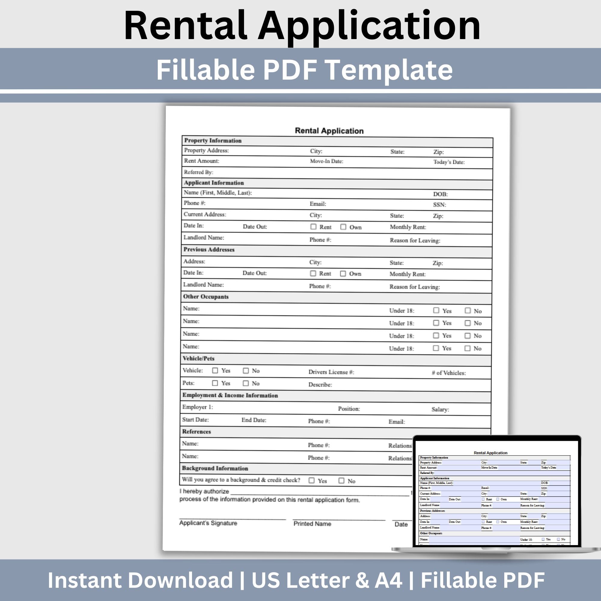 Fillable Transfer Of Rent Form.pdf Rent Application Landlord Agreement - Fillable PDF – CCDigitalStudios