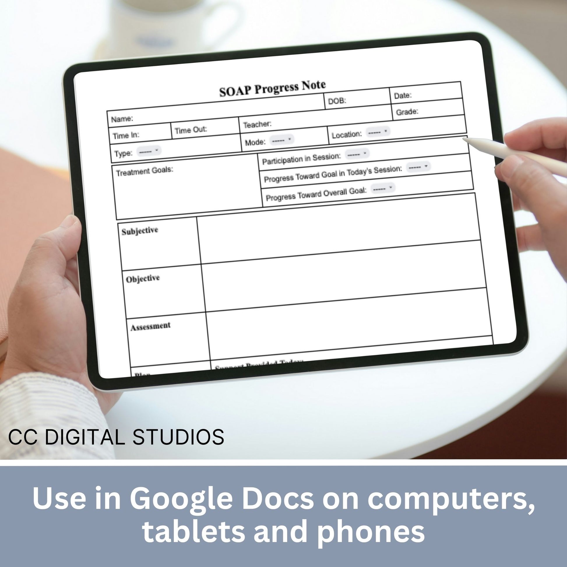 SOAP Note for School Counselors, School Social Worker Progress Note, Counseling Resources, School Counseling Template, Social Work Forms