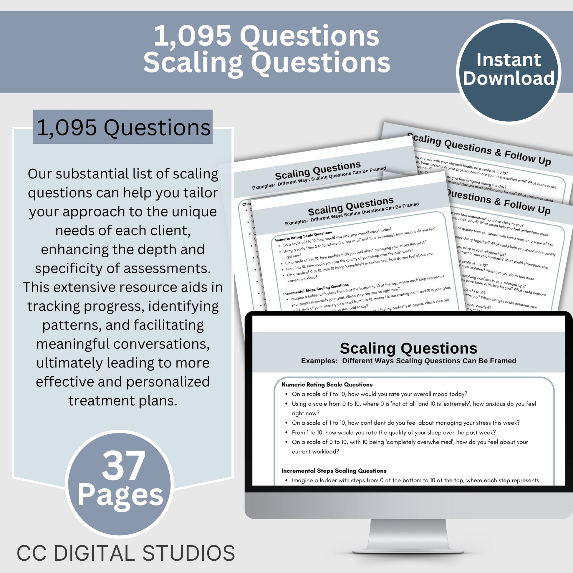 Therapy scaling questions, designed to enhance your practice. These therapy cheat sheets are packed with effective therapy prompts. Scaling Questions for Counseling Session, Therapy Cheat Sheet, Conversation Starters Psychologist Tool