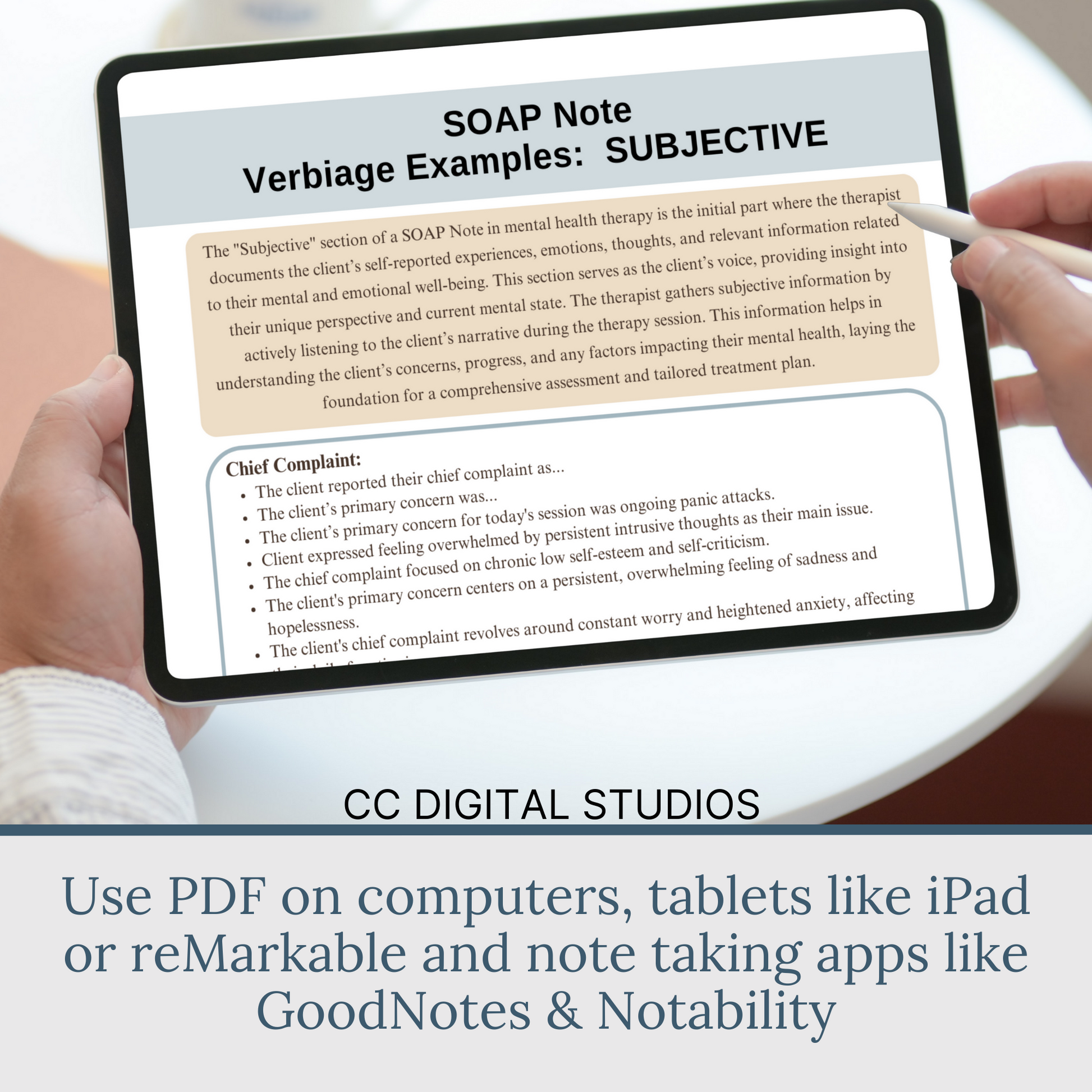 Upgrade your therapist documentation with our 143-page therapy Bundle! Perfect seasoned and new therapists, these guides—Progress Note, Group Therapy Progress Note, SOAP Note, and Therapy Session Guides