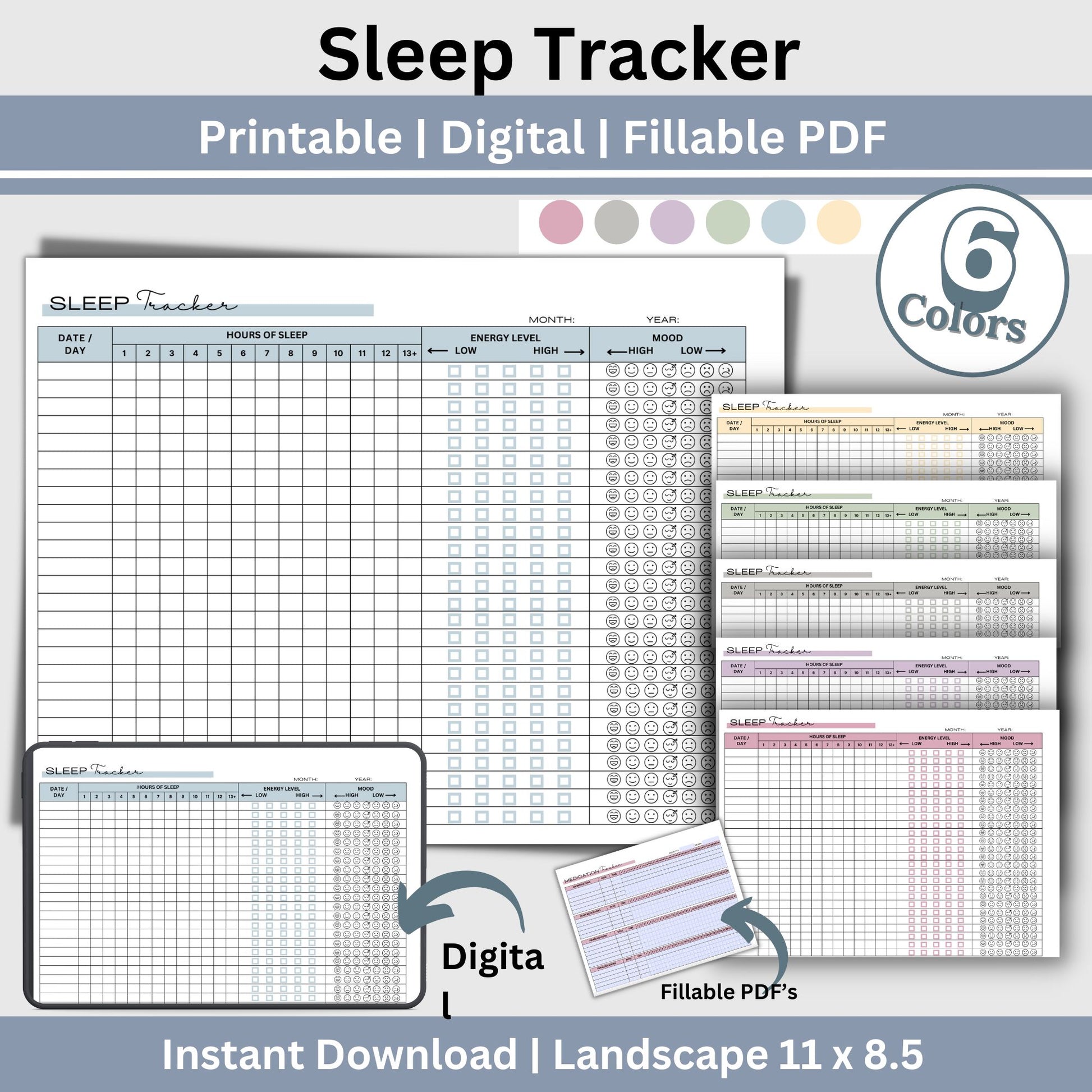 Are you ready to take control of your sleep and transform your life? Look no further than our Sleep Tracker with hours slept, energy level, and mood tracking features. Designed to seamlessly blend with your lifestyle, this sleep tracker is your trusty companion on the journey to a more rested, energized, and emotionally balanced you.