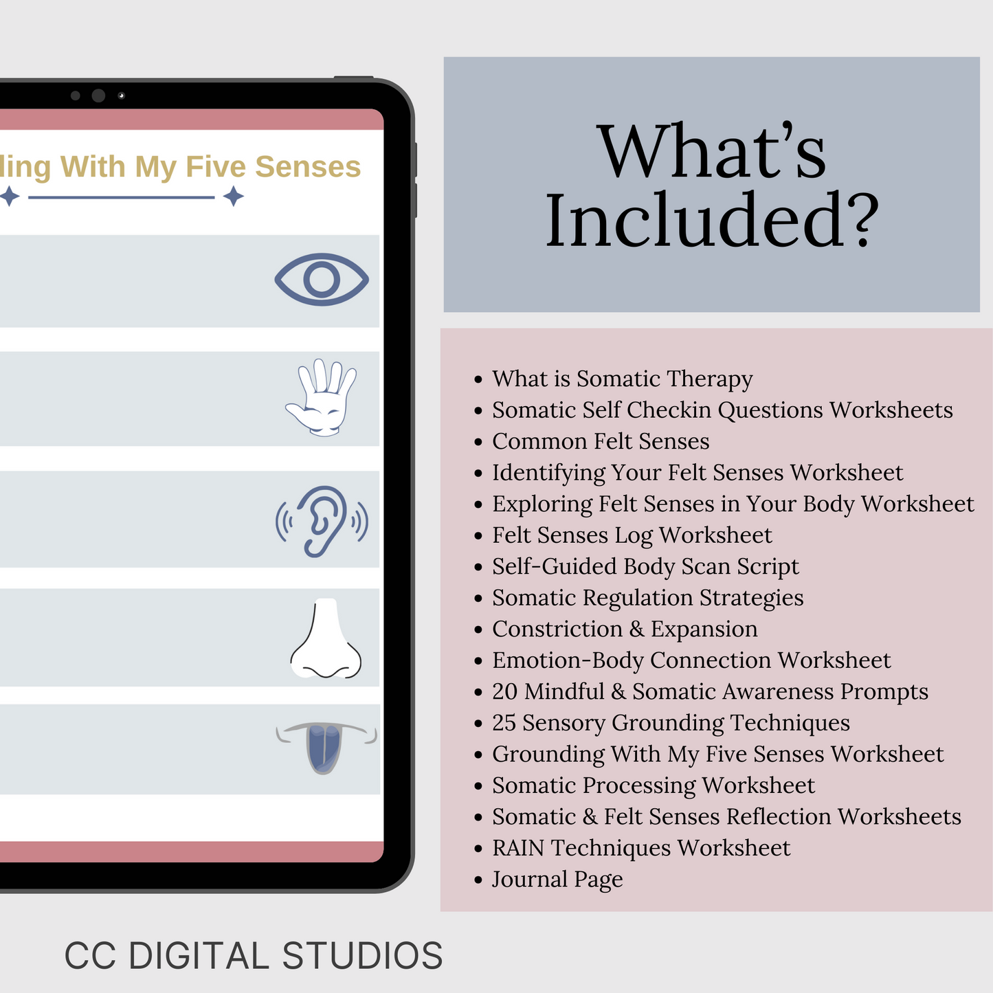 Somatic Processing Worksheets, Somatic Therapy Educational Material, 23 Somatic Worksheet and Information, Felt Senses Worksheets, Trauma Focused Worksheets