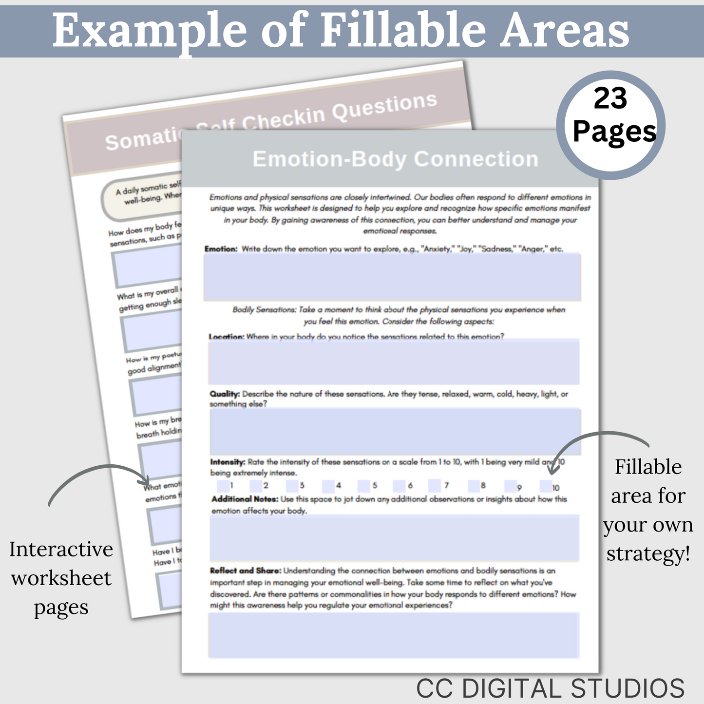 Somatic Processing Worksheets, Somatic Therapy Educational Material, 23 Somatic Worksheet and Information, Felt Senses Worksheets, Trauma Focused Worksheets