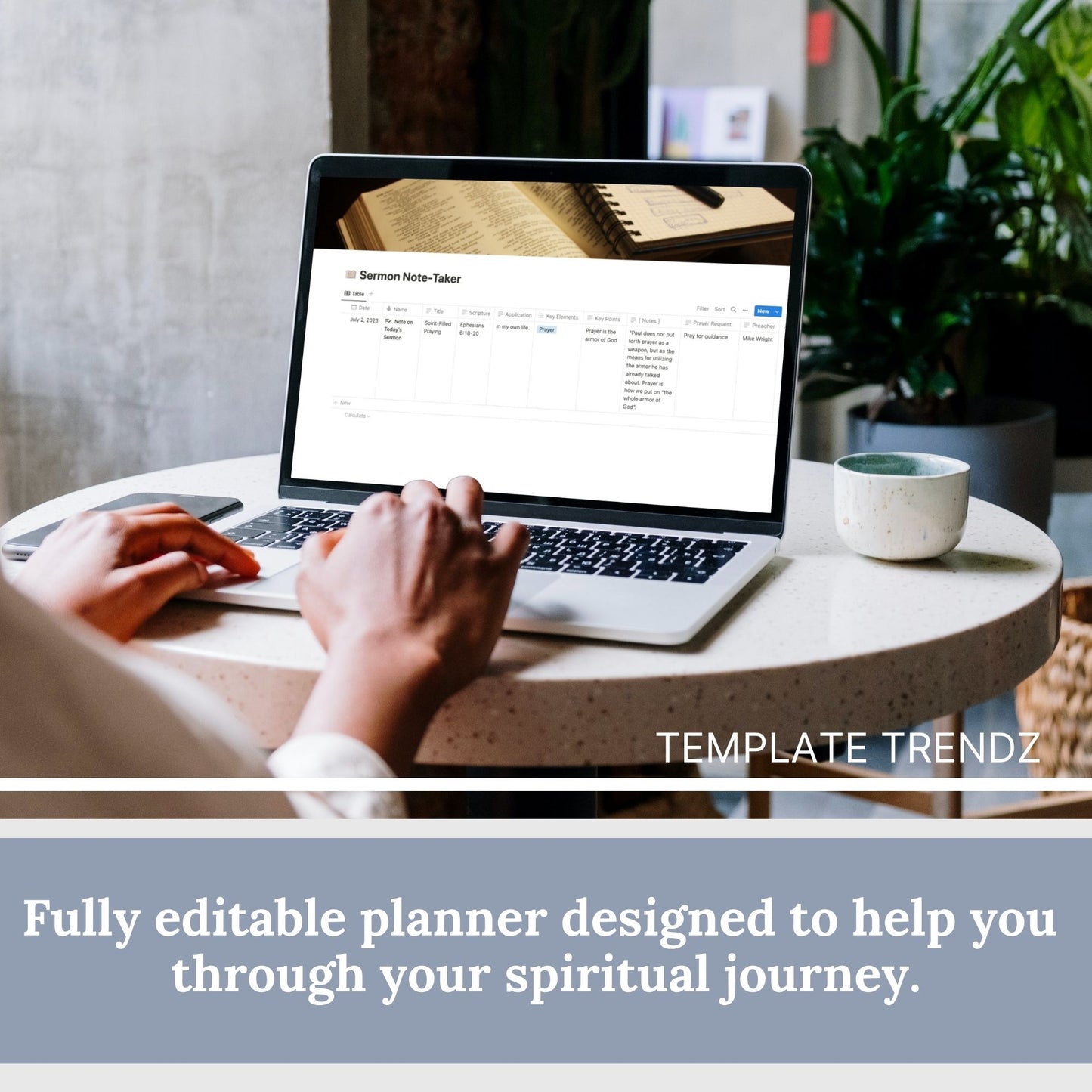 Spiritual Journal Notion Template: Daily Reflection and Connection