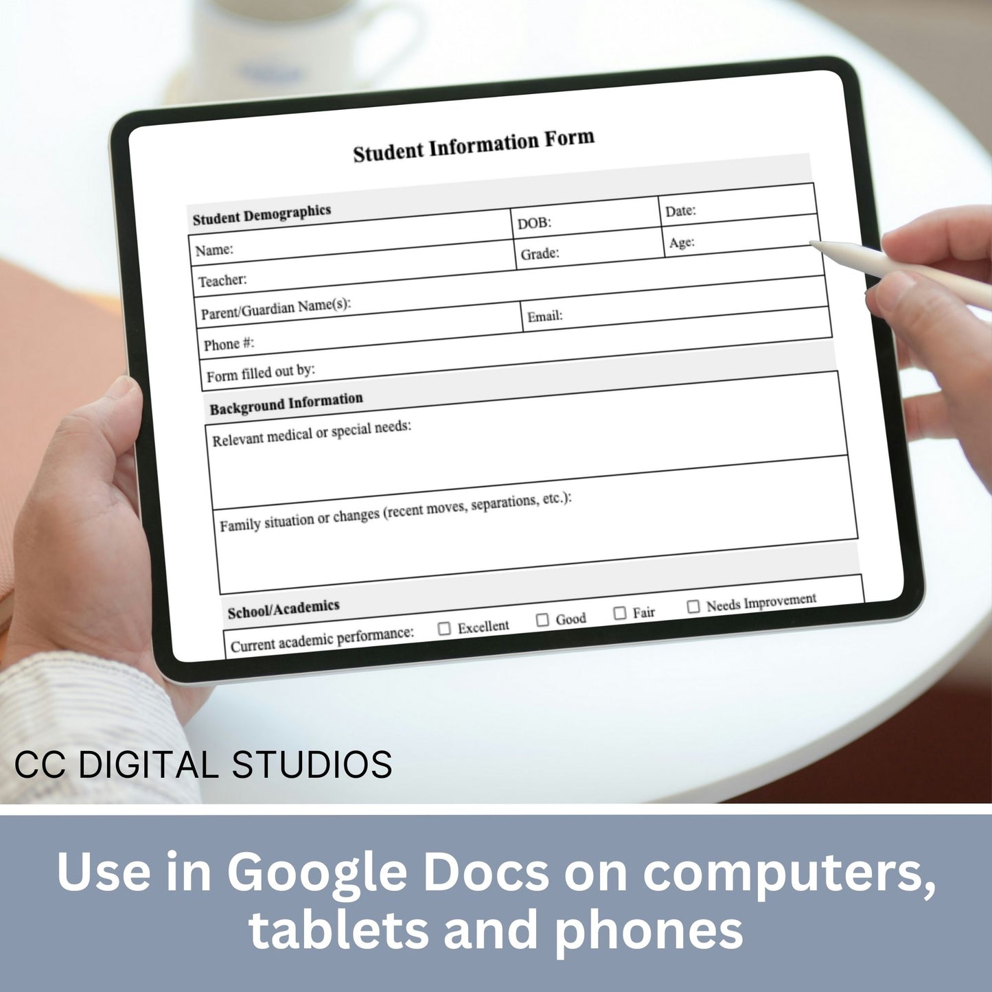 Student Information Form: Essential Tool for School Counselors and Psychologists