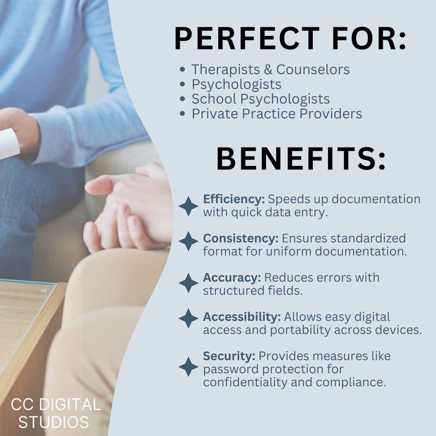 Streamline your therapist office with our Mental Health Superbill Template. This fillable PDF superbill is the perfect invoice template for private practice counseling forms. Simplify your administrative tasks with this therapy template