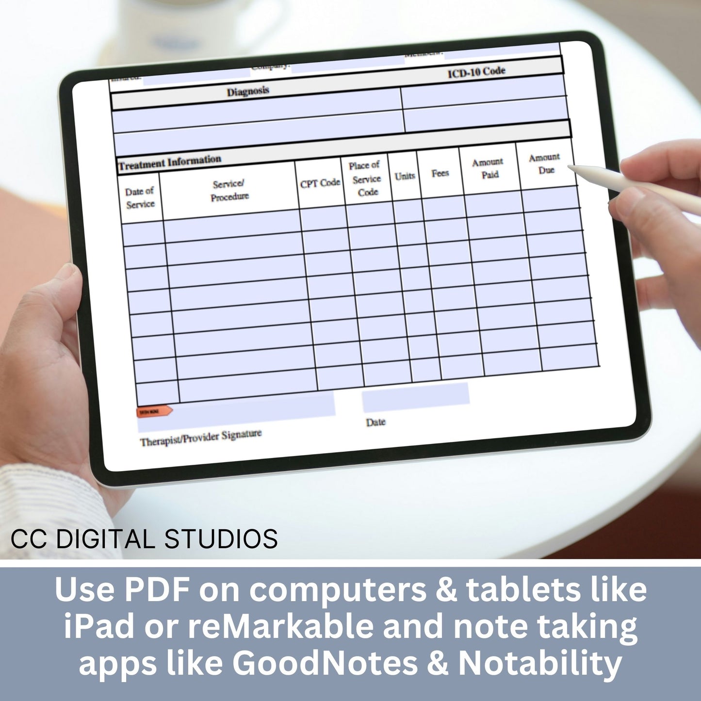 Streamline your therapist office with our Mental Health Superbill Template. This fillable PDF superbill is the perfect invoice template for private practice counseling forms. Simplify your administrative tasks with this therapy template