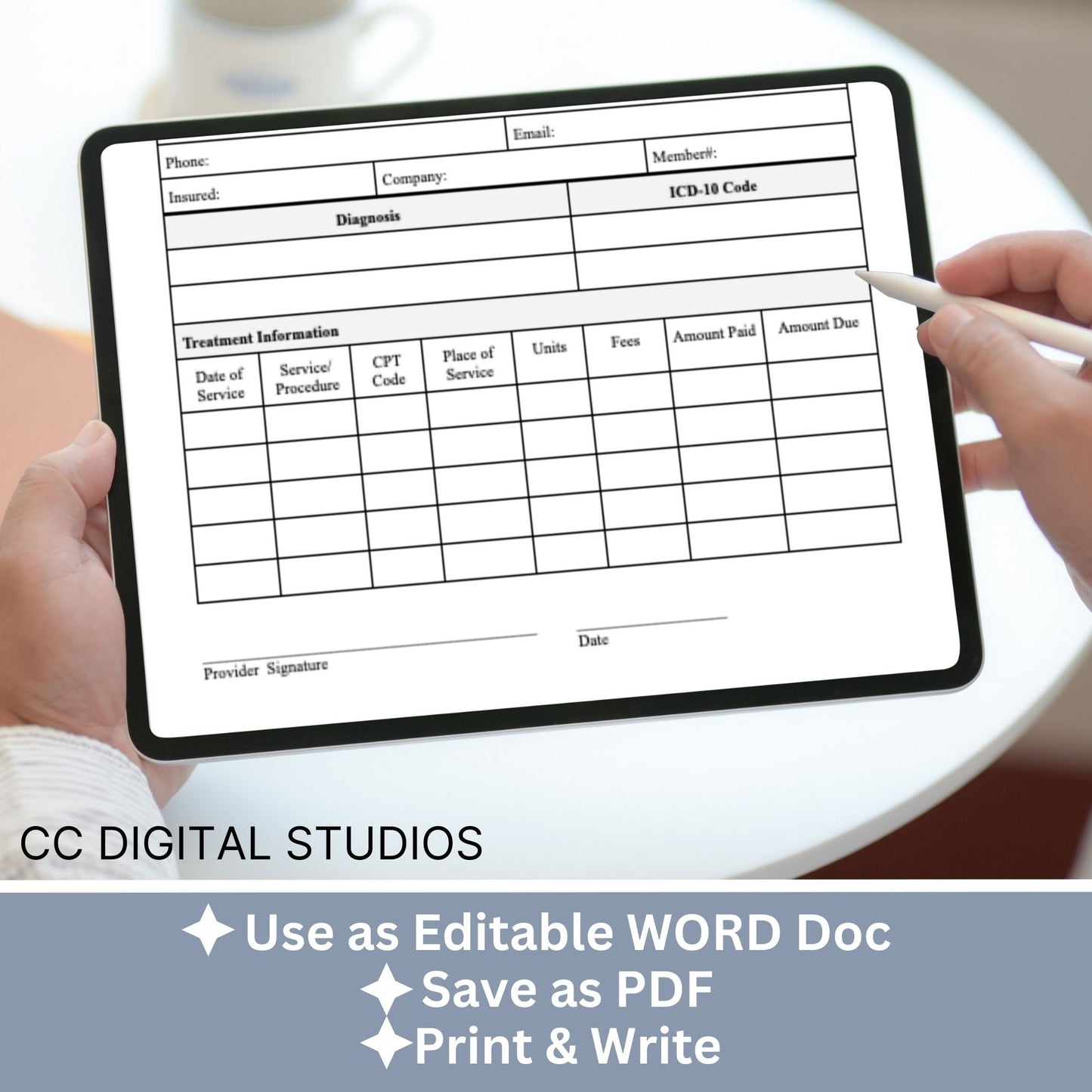 streamline your client billing process and enhance your private practices efficiency? Our editable WORD Doc Superbill invoice template is here to simplify your administrative tasks and improve your therapist office performance.