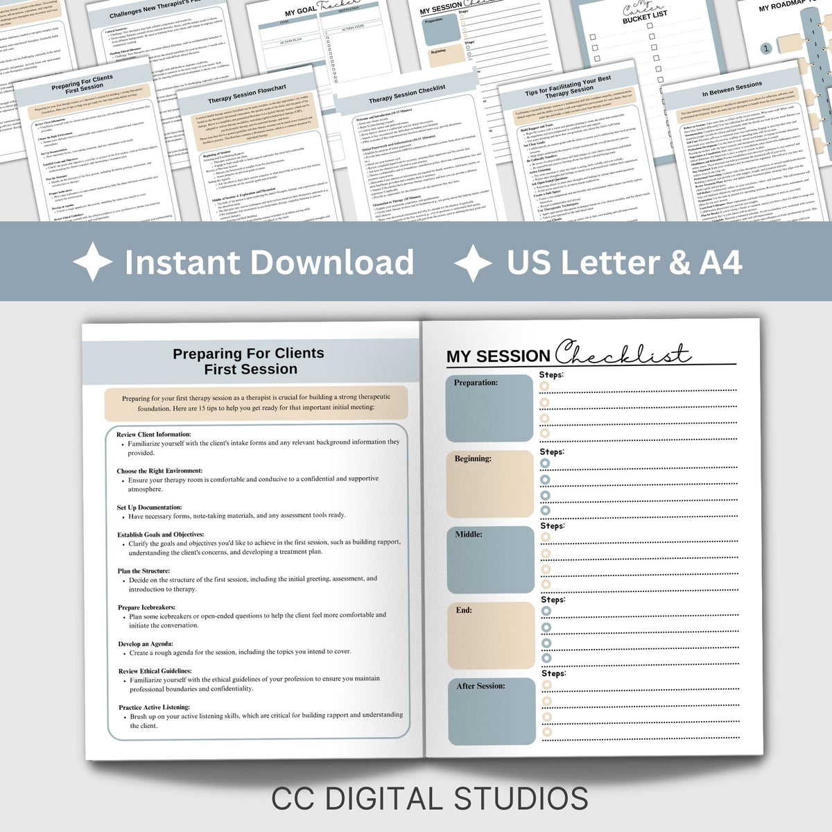 Therapy Session Guide: Structured Flowchart and Checklist for New Ther ...