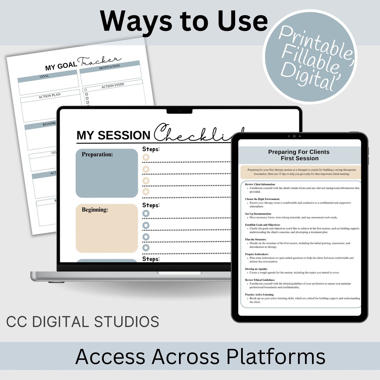 This cheat sheet is a must-have for therapists, offering a structured therapy session guide, flowchart, and checklist. Elevate your counseling tools with this therapy planner, designed to enhance organization and focus during sessions.