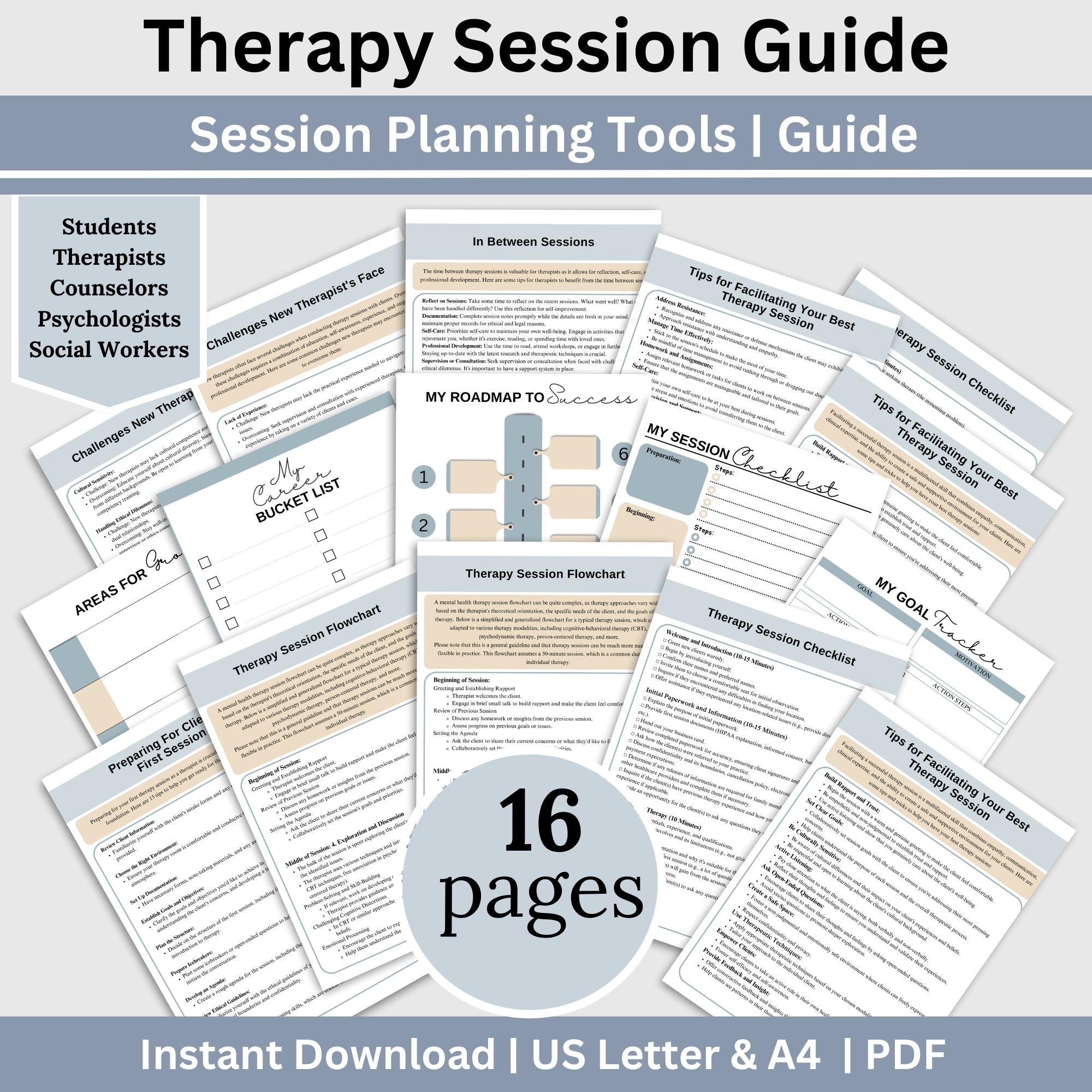 Therapy Session Guide: Structured Flowchart and Checklist for New Ther ...