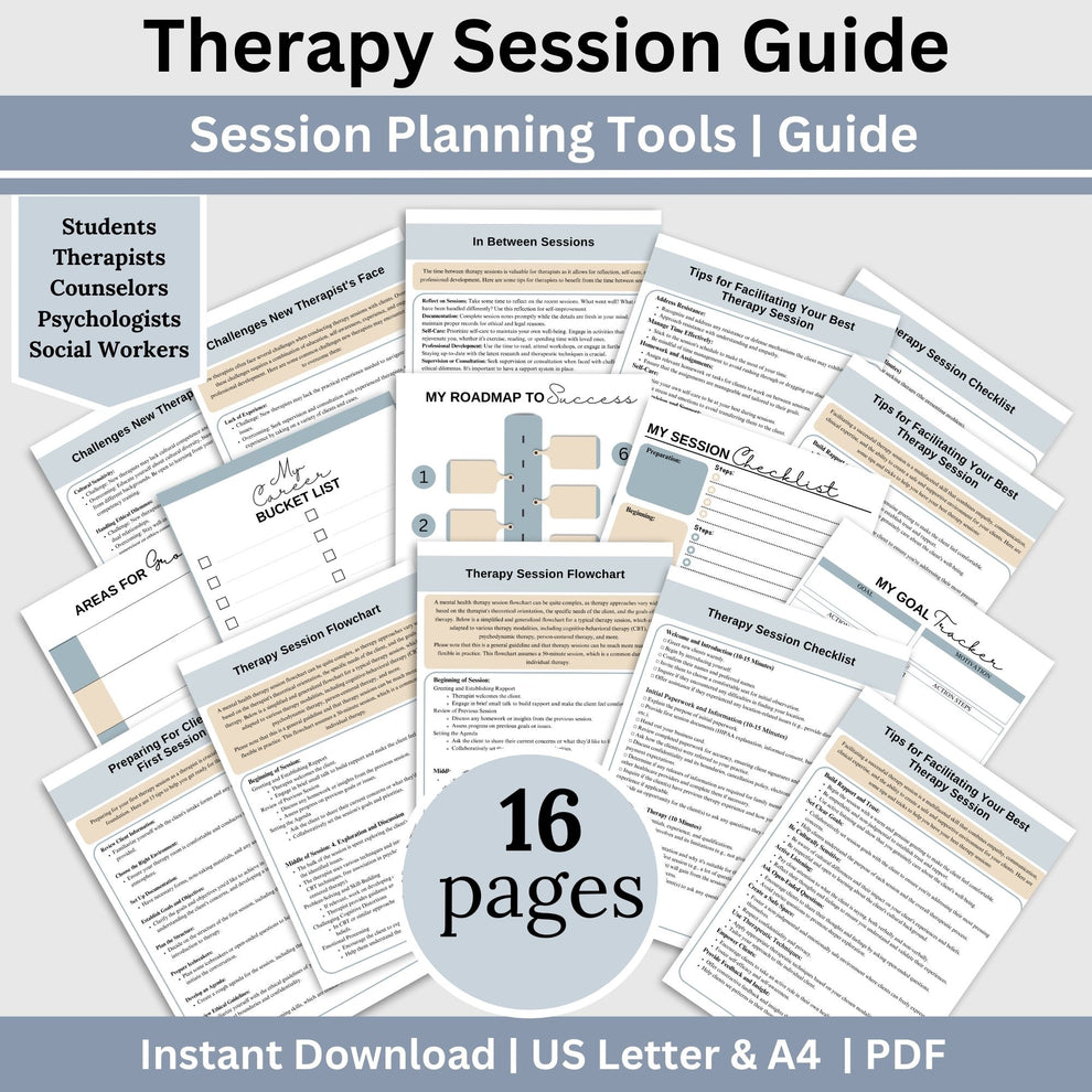 Therapy Session Guide: Structured Flowchart and Checklist for New Ther ...
