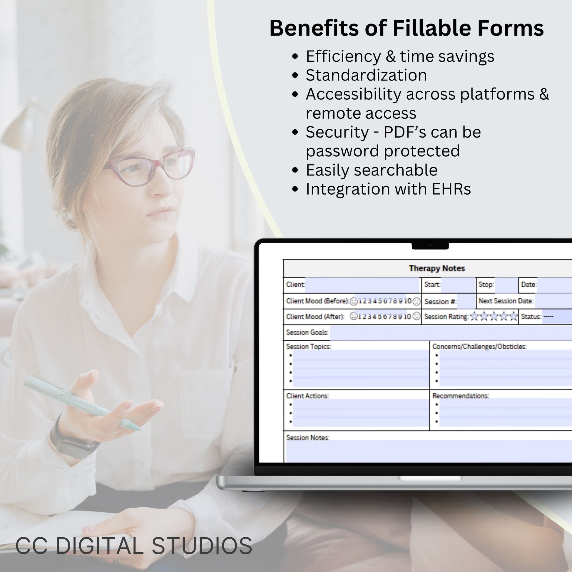 This therapist notes sheet is designed for efficient and effective session documentation. This therapy tool provides a structured framework, ensuring vital information is captured without missing key details.