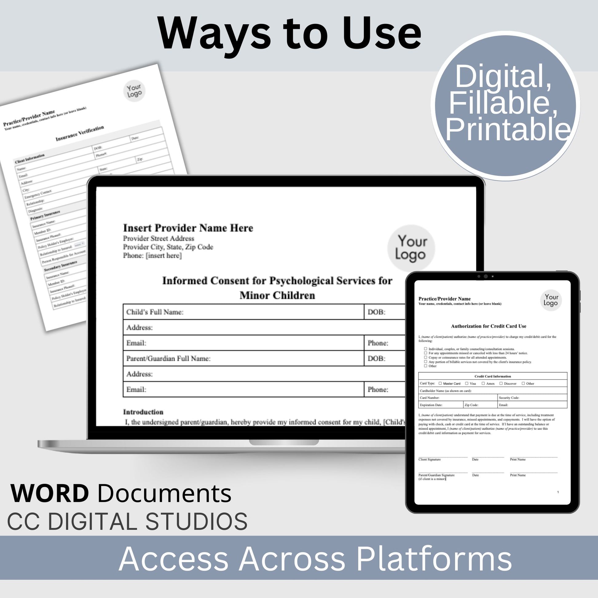 Therapy Notes and Office Policies Private Practice BUNDLE, WORD Doc Counseling Intake, Progress Notes, Treatment Plan, Client Intake. 18 essential forms designed to streamline and organize your client records. Private practice counseling office