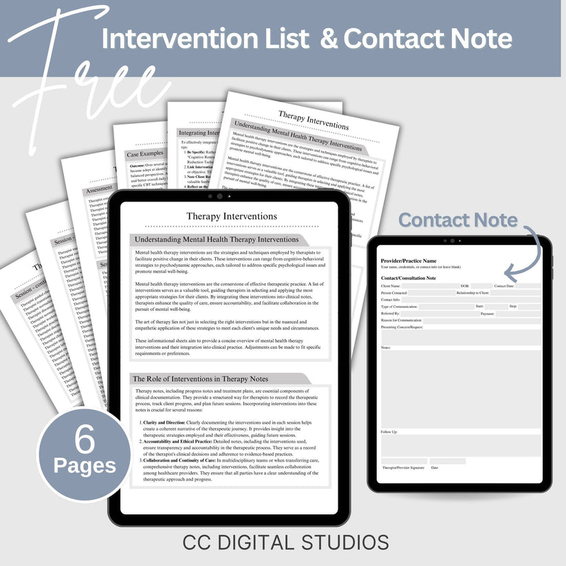Therapy Forms Bundle: Streamline Documentation for Therapists & Counse ...