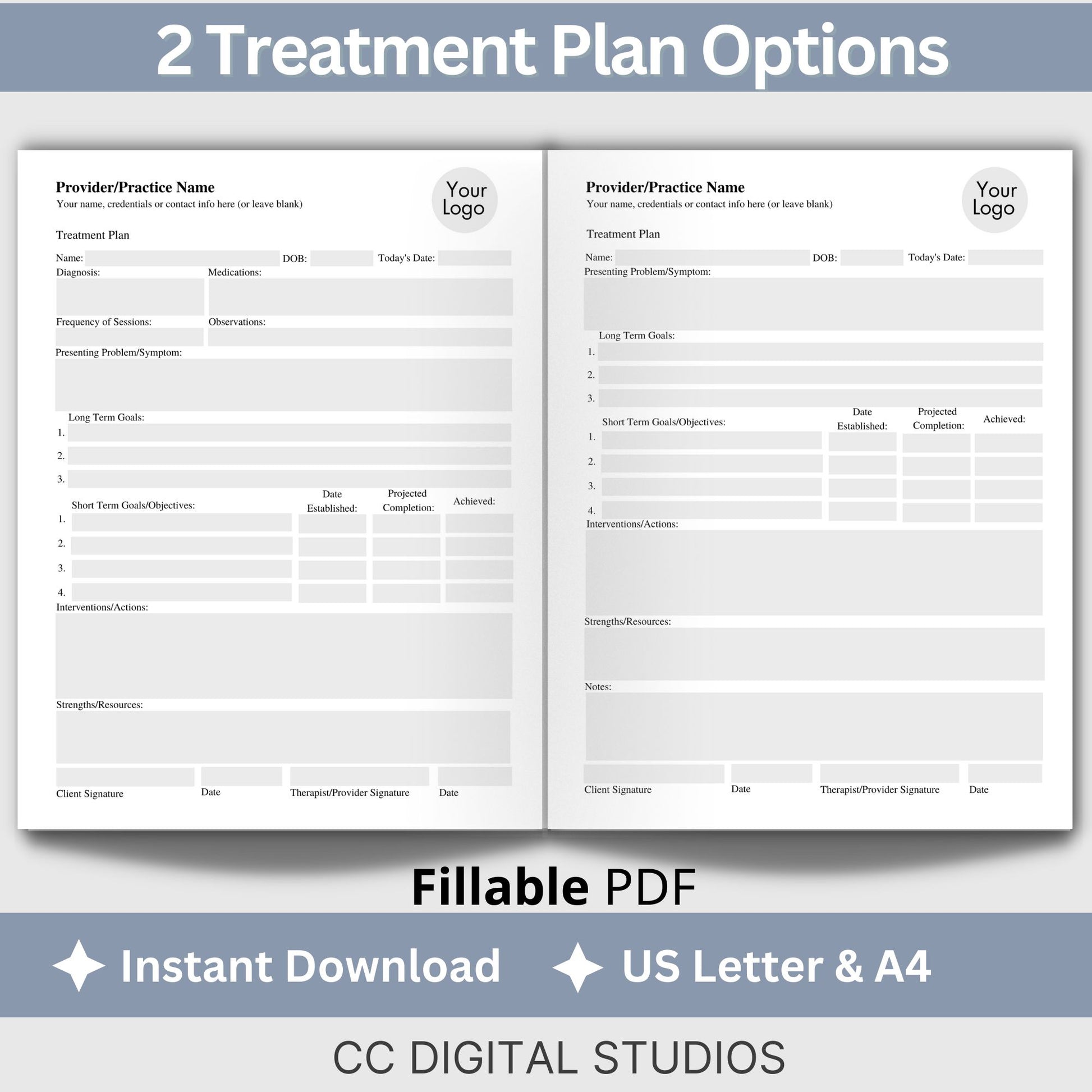 Streamline your therapy practice with our comprehensive bundle designed for mental health professionals. Save 25% on essential templates including client intake forms, progress notes, biopsychosocial assessment, and treatment plans.