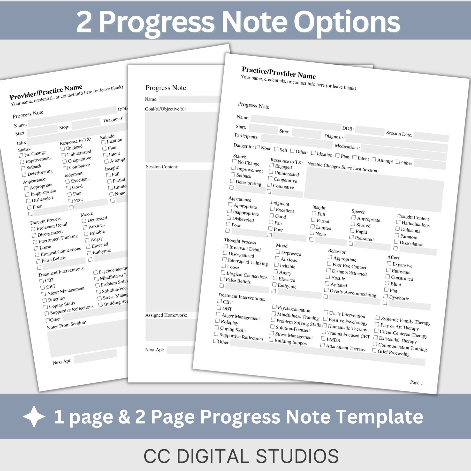 Streamline your therapy practice with our comprehensive bundle designed for mental health professionals. Save 25% on essential templates including client intake forms, progress notes, biopsychosocial assessment, and treatment plans.