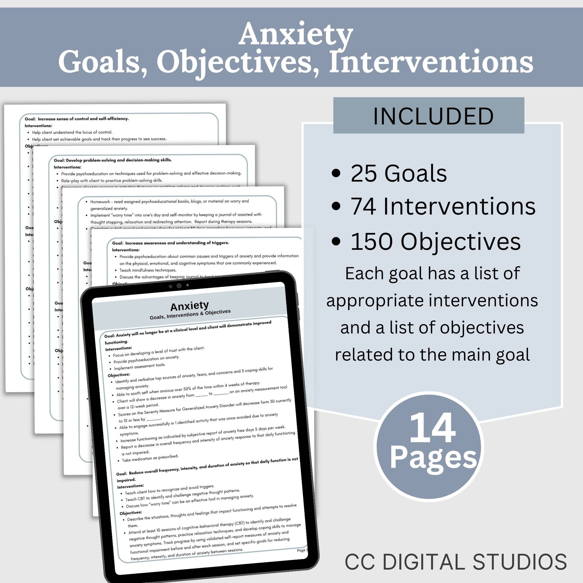 therapy resource to help therapists create effective treatment plans, focus on therapy goals, interventions, and measurable objectives.  Treatment plans for depression, anxiety, substance abuse treatment plans, and anger management. Therapy notes