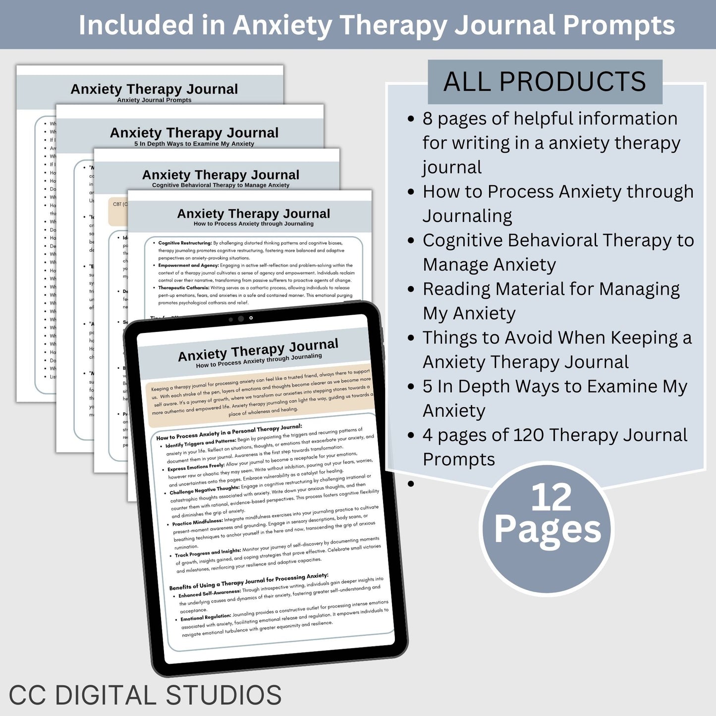 Anxiety Treatment Bundle Therapist: Treatment Planning Tool