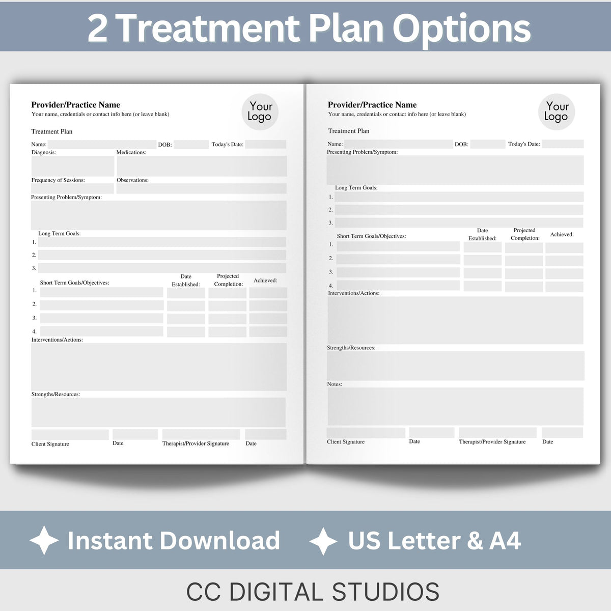 Treatment Plan Template: Streamline Therapy Documentation ...