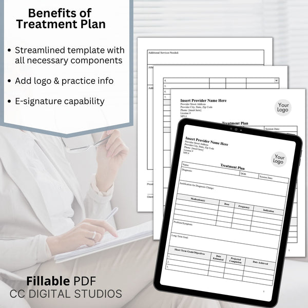 Treatment Plan Template: Streamline Your Therapy Documentation ...