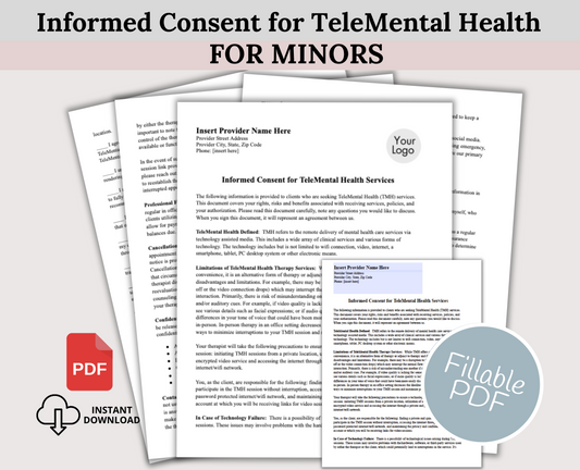 Informed Consent for Telehealth Services for Minors