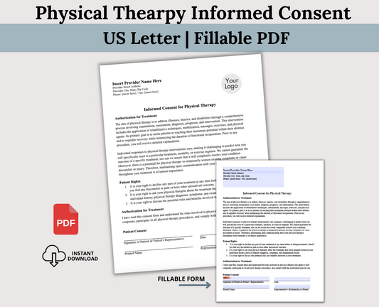 Informed Consent for Physical Therapy Office