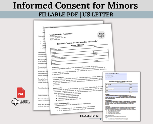 Informed Consent for Minor Children