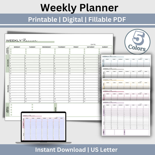 Weekly Planner: Boost Productivity and Stay Organized