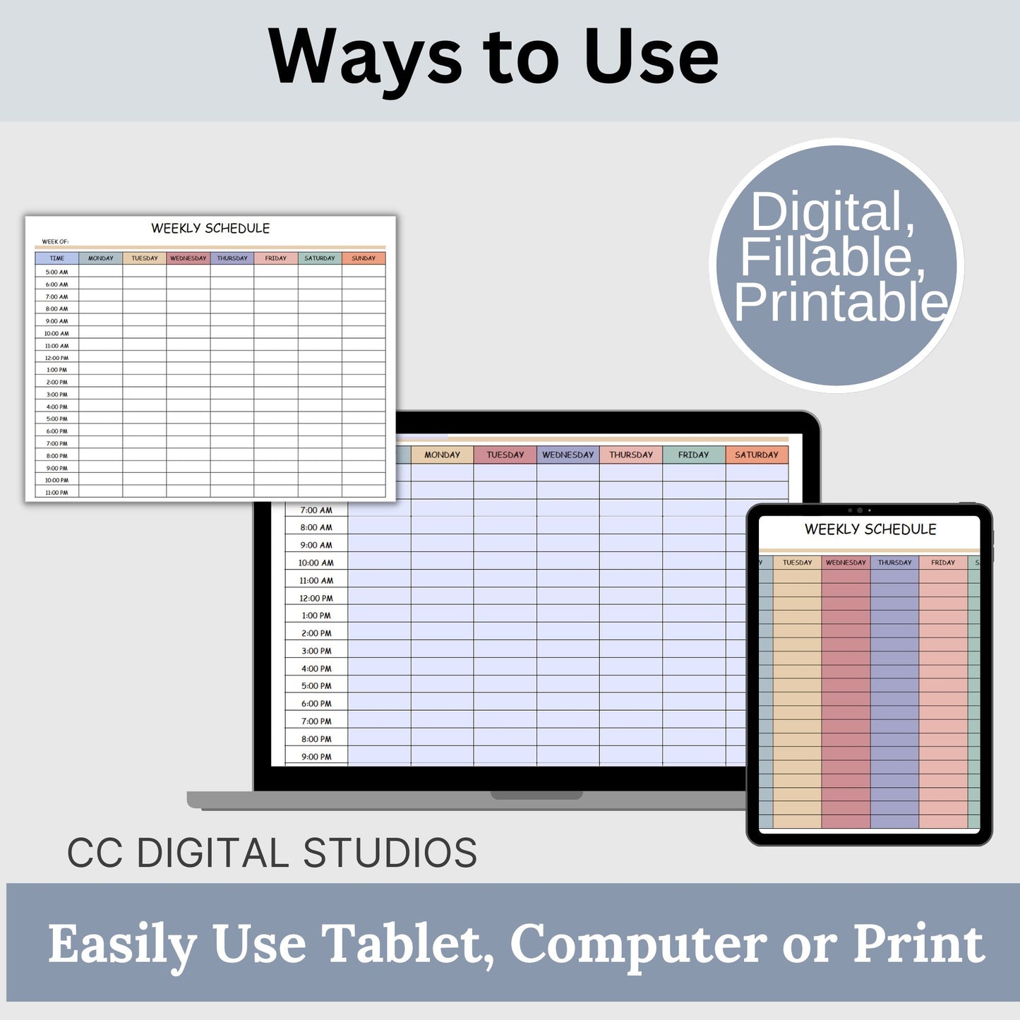 Are you someone who thrives on a busy schedule and enjoys the tactile experience of jotting things down with pen and paper? If so, this weekly printable and fillable planner page is tailor-made for you. It combines functionality with simplicity, making it effortless to dive into your planning routine.