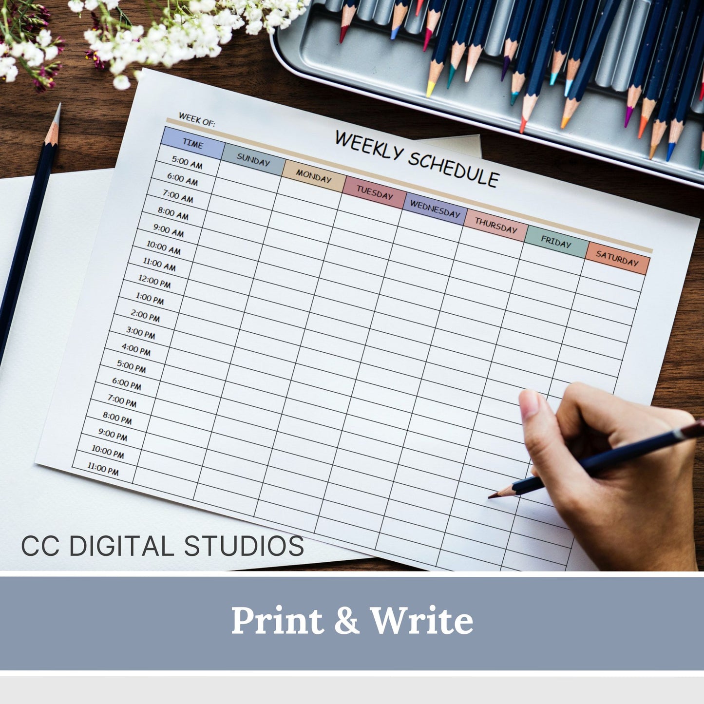 Are you someone who thrives on a busy schedule and enjoys the tactile experience of jotting things down with pen and paper? If so, this weekly printable and fillable planner page is tailor-made for you. It combines functionality with simplicity, making it effortless to dive into your planning routine.