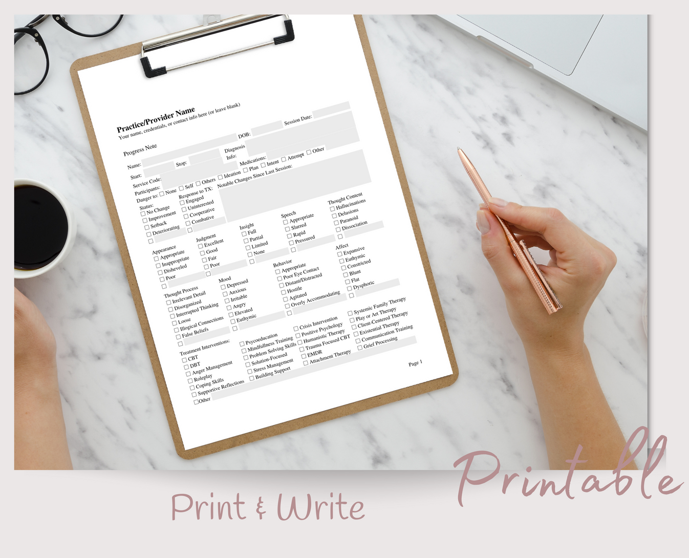 Telehealth Progress Note – CCDigitalStudios